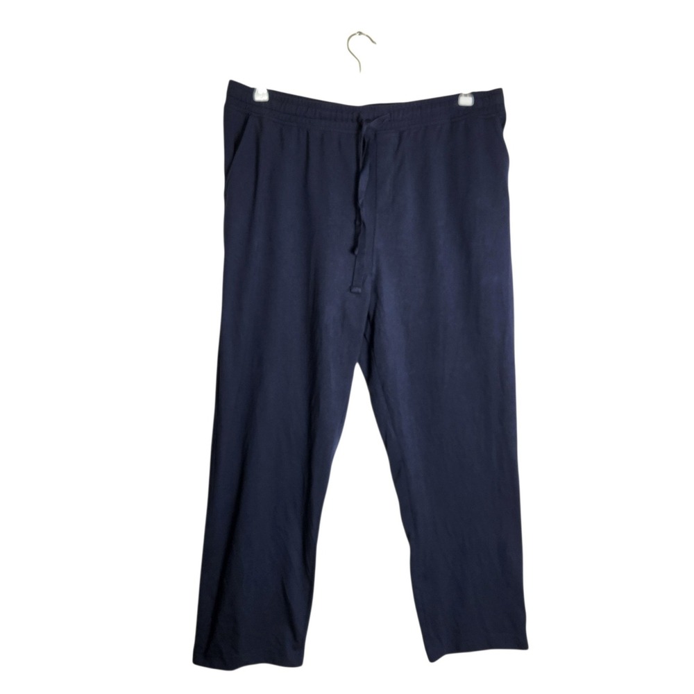 Caslon Navy Blazer Organic Cotton Knit Lounge Pants XL